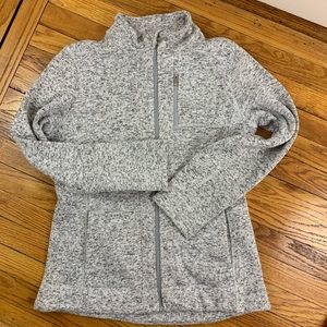 Calvin Klein grey zip up sweater